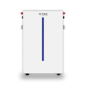 V-TAC Batteria di Accumulo 6.14kWh al Litio-Ferro-Fosfato (LiFePO4) da Muro BMS Integrato per Inverter Fotovoltaici (51.2V 120Ah) IP65