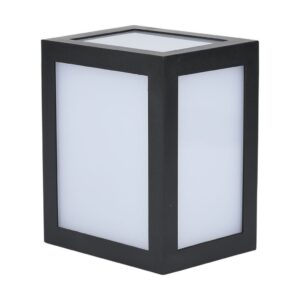 V-TAC Lampada LED da Muro a Lanterna 12W Colore Nero 6400K IP65