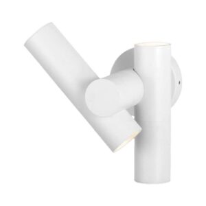 V-TAC 2*Faretti LED Da Muro 2*2.6W con Doppio Fascio Luminoso Regolabile a 360° Colore Bianco 4000K IP44