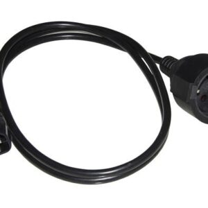 Cavo Adattatore Di Alimentazione Presa Schuko Tedesca Femmina - Iec C14 Maschio Mt 1,50