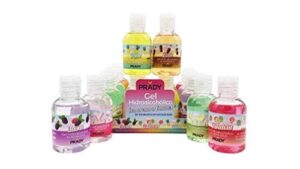 Prady Gel Idroalcolico Igienizzante 50ml - 6 Fragranze - Alcool 70% - espositore 12 unità