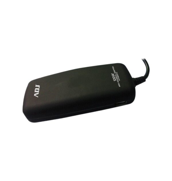 Alimentatore Notebook 120W Mini Bk 8 Conn 3Pin Auto Con Porta Usb Adj