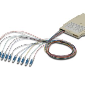 Cassetta Di Giunzione Fibra Ottica Con 12 Pigtail Lc Os2 Apc