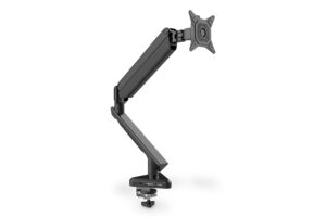 Digitus Supporto Per Monitor Intelligente Con Docking Station Integrata, Molla A Gas E Fissaggio A Morsetto.