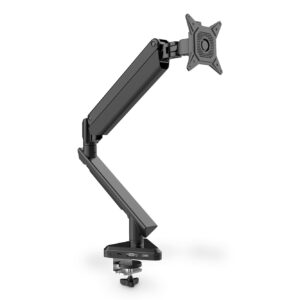 Digitus Supporto Per Monitor Intelligente Con Docking Station Integrata, Molla A Gas E Fissaggio A Morsetto.