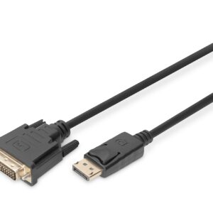 Cavo Displayport - Dvi 24+1 Maschio/Maschio Mt 2 Digitus