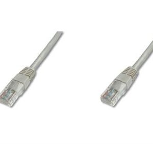 Cavo Rete Utp Cat. 5E Non Schermato - Lunghezza Mt. 5 - Colore Grigio