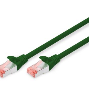 Cavo Rete S-Ftp Cat.6 Doppia Schermatura Ls0H Colore Verde Mt. 10