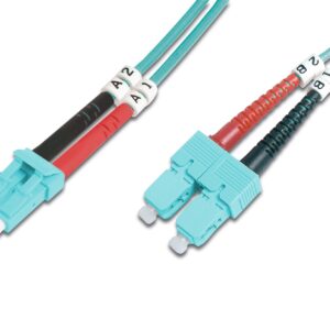 Cavo Fibra Ottica Lc A Sc Multimode Duplex 50/125 Mt.3 Om3