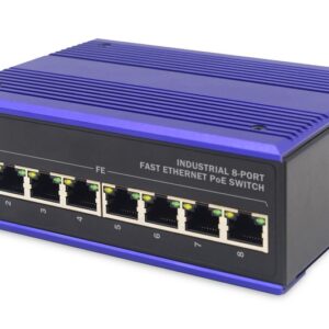 Switch Industriale 8 Porte 10/100 Poe Digitus