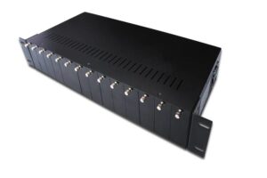 Chassis 19 Per 14 Media Converter Alimentato