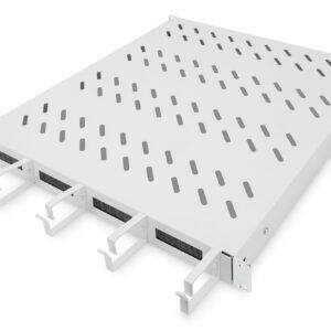 Ripiano Per Armadi Rack 19" Con Gestione Cavi Per Armadi 800 Mm Colore Grigio