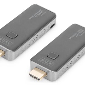 Set Dispositivi Wireless Hdmi Per Presentazioni 1-1 Con Trasmettitore + Ricevitore 50 Mt Full Hd Digitus
