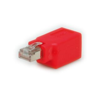 Adattatore Incrociato Per Cavi Rete Rj45 Schermato Cat 5E