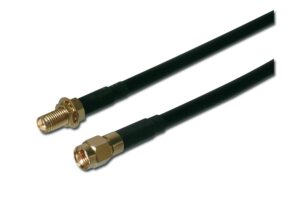 Cavo Coassiale Per Prolunga Antenne Wlan, Connettori RP-Sma Maschio/Femmina - Lunghezza Mt. 10