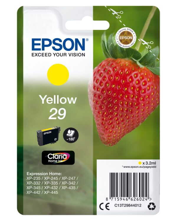 Epson Cart. Ink Giallo Serie Fragola