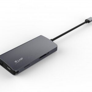 Minidock Lmp Usb-C 8Porte Spacegray Hdmi-Rj45-Sd-Micro Sd-3 Usb-1 Usb-C