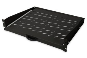 Ripiano Per Armadi Rack Estraibile 2U 367Mm Per Montanti Frontali Digitus Nero