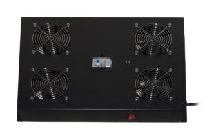 Modulo 4 Ventole Con Termostato Per Armadi Lk1942U614N Colore Nero