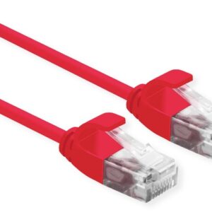 Roline Utp Data Center Patchcord Cat.6A Class Ea Lsoh Slim Rosso 5M