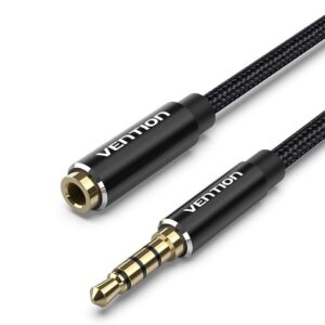Vention BHCBH cavo audio 2 m 3.5mm TRRS Nero