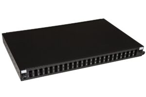 Pannello Fibra Ottica 19" Con 24 Porte Sc Duplex Profondita' 250 Mm Nero Con Accessori