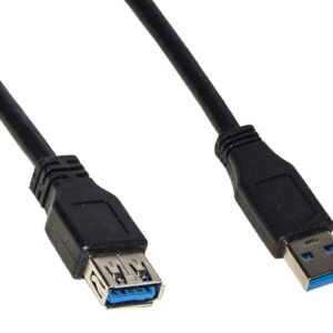 Cavo Prolunga Usb 3.0 Connettori A Maschio/Femmina In Rame Mt 0,5