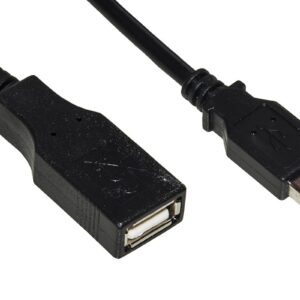 Cavo Usb 2.0 Maschio/Femmina Rame Connettore Femmina Isolato Mt 2