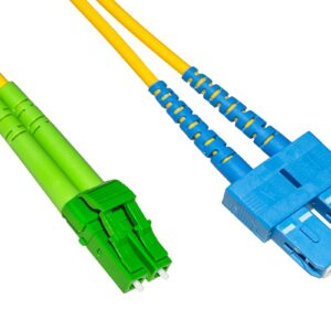 Cavo Fibra Ottica Lc Apc A Sc Upc Singlemode Duplex  Mt.1
