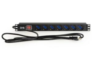 Link Multipresa Da Rack 19 7 Prese Universali Con Interruttore Spina Italiana 16A Cavo Mt 3