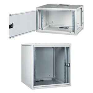 Armadio Rack 19" 09U Profondita' 450 Mm Da Assemblare Grigio Disassemblato Serie Eavi