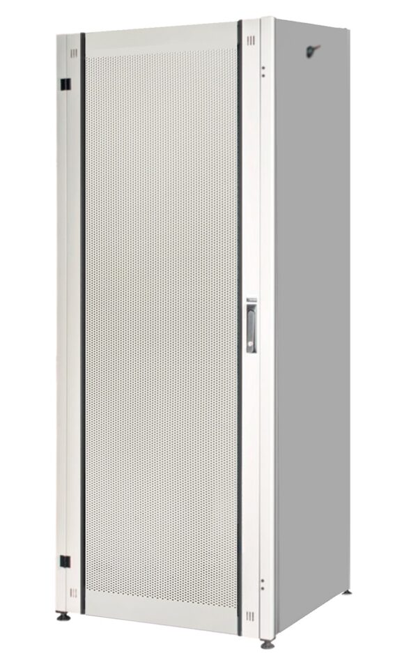 Armadio Rack Per Reti 19" 42U (A)2002, (L)600, (P)1000 Colore Grigio Porta Traforataserie Eavi