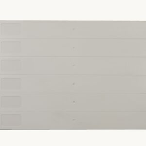 Copertura 19" Per Armadi Rack 6U Grigio Con Parti 1U Staccabili Installazione Con Clip