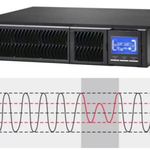 Ups 1 Kva Tower/Rack Online Series 8*Iec+Rs232+Epo Lcd Csb
