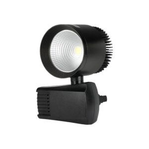 V-TAC Faretto LED COB da Binario Rotondo 40W Colore Nero 5000K