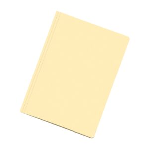 Dohe Confezione da 50 sottocartelle in cartoncino - Formato Folio - Colore giallo chiaro