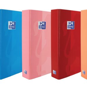 Oxford Classic Raccoglitore ad anelli formato A4+ - Copertina lucida extra rigida - Anelli a D da 40 mm - Colori assortiti