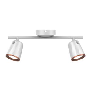 V-TAC Faretto LED da Muro Doppio 12W con Testa Orientabile Colore Bianco 3000K IP20