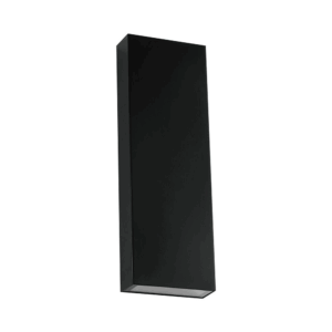 8W Led Wall Light Pc Up & Down Black Body 4000K Ip65