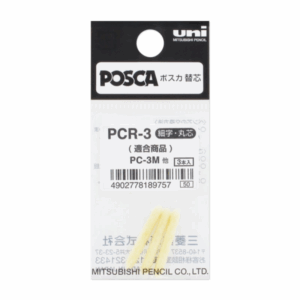 Ricariche in feltro Uni-ball PC-3M, confezione da 3 - Punta da 0,9-1,3 mm