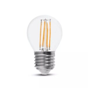 V-TAC Lampadina LED E27 6W 130LM/W G45 Filamento 6400K
