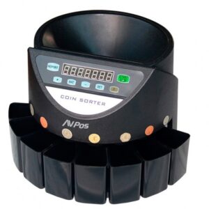 Conta/Seleziona Monete AVPos CCM6 - Monete da 1 Centesimo a 2 Euro - Nero