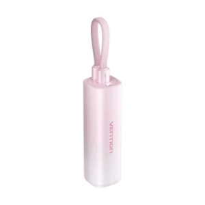 Vention PowerBank 5000mAh - USB-C, Lightning - Ricarica rapida 20W - Colore rosa