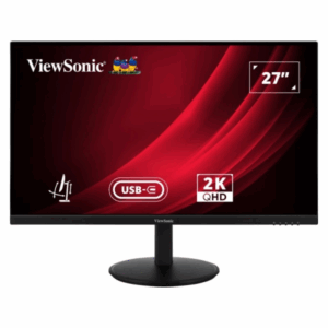 Monitor LED ViewSonic VG2709-2K-MHDU-2 27 IPS QHD 2K HDR - Tempo di risposta 4 ms - Altoparlanti 5 W - 16:9 - Altezza regolabile, girevole e inclinabile - HDMI, audio, USB-C - Angolo di visione 178º - VESA 100x100 mm
