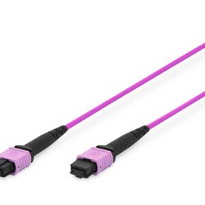 Digitus Cavo Fibra Ottica Mpo, Femmina Om4, Multimode 50/125, 5M, Metodo A, Viola