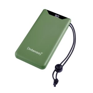 Intenso Power Bank  F10000, Pd, Qualcomm Quick Charge 3.0, Digital Percentage Display, Verde