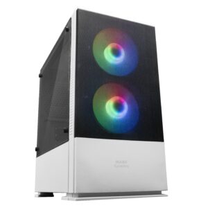 Mars Gaming MCZW computer case Mini Tower Bianco