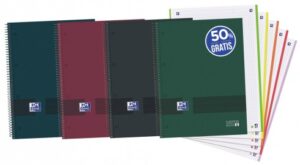 Oxford 400159032 quaderno per scrivere A4 120 fogli Colori assortiti