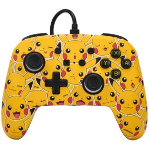 PowerA NSGP0083-01 periferica di gioco Nero, Rosso, Giallo USB Gamepad Analogico Nintendo Switch