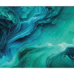 Sharkoon Skiller Sgp40 D10 Mousepad Tappetino Gaming 1000 X 500 X 3  Mm  Nube Blu/Verde